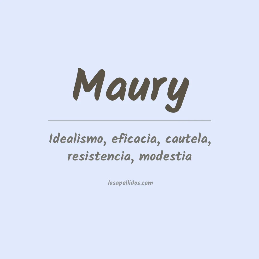 Apellido Maury