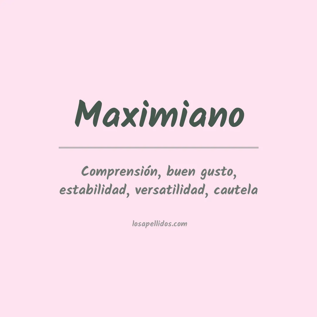 Apellido Maximiano