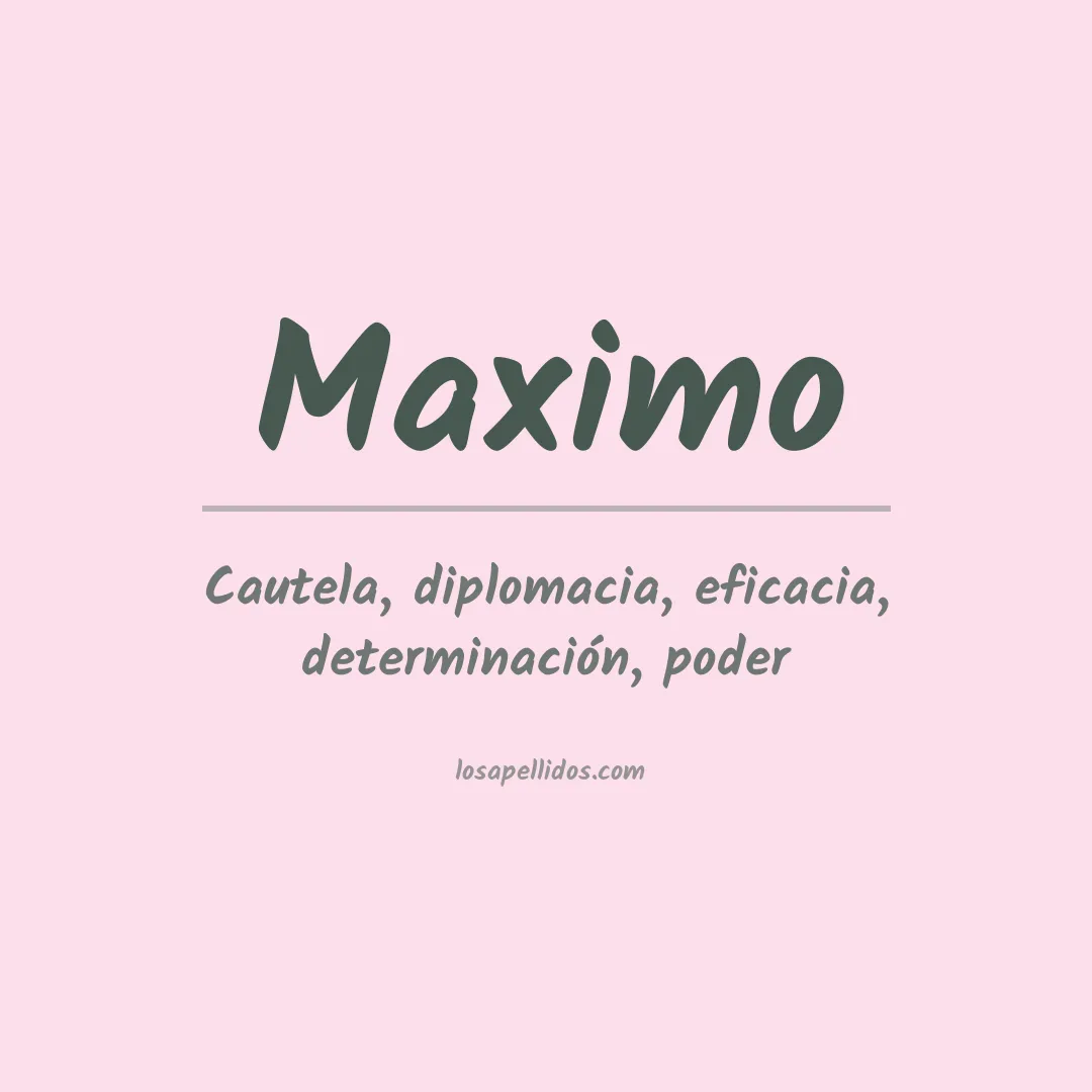 Apellido Maximo