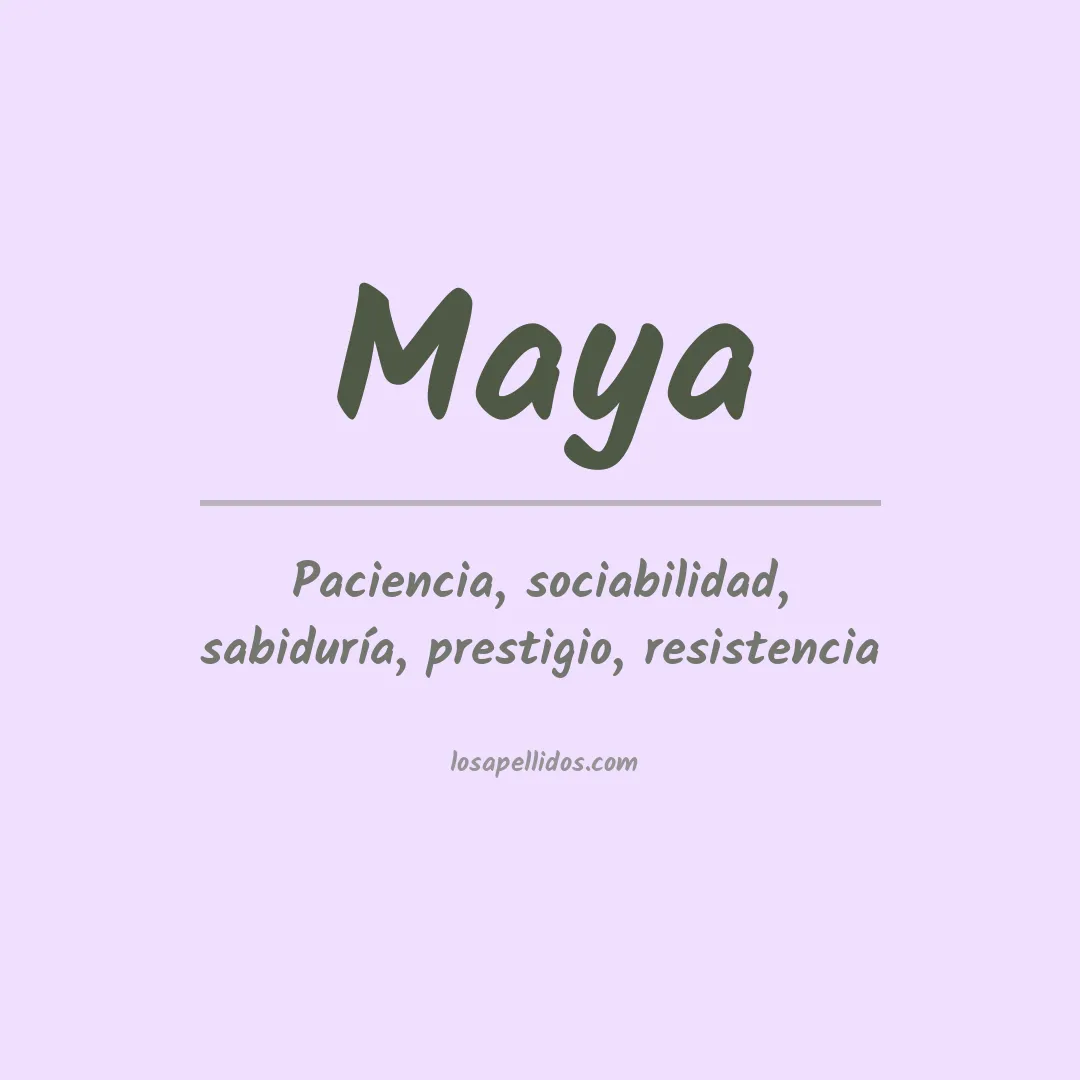 Apellido Maya