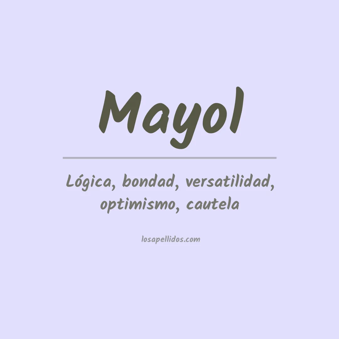 Apellido Mayol