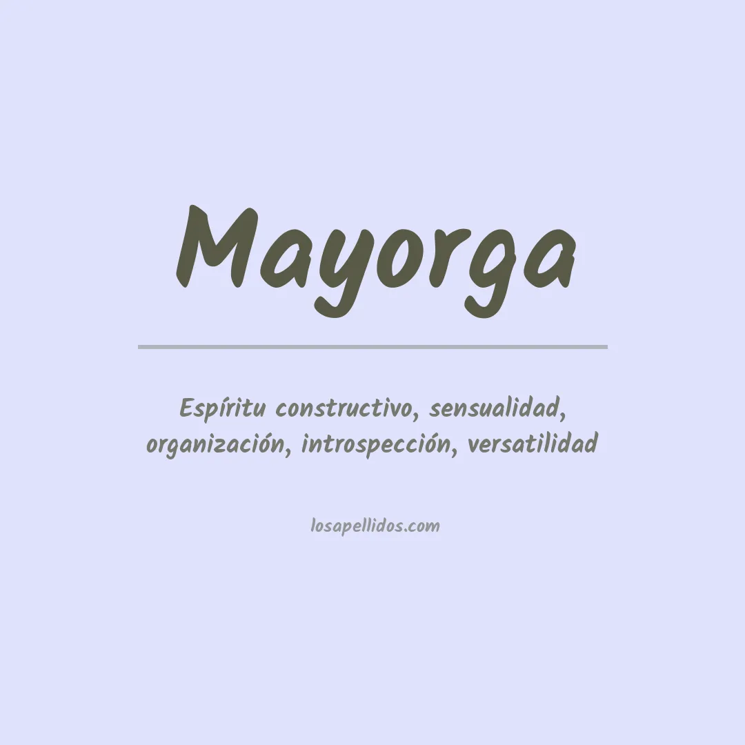 Apellido Mayorga