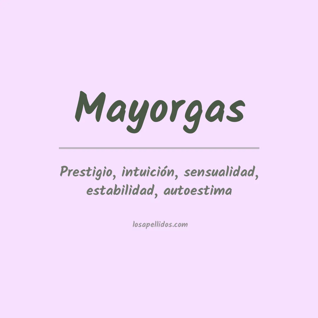 Apellido Mayorgas