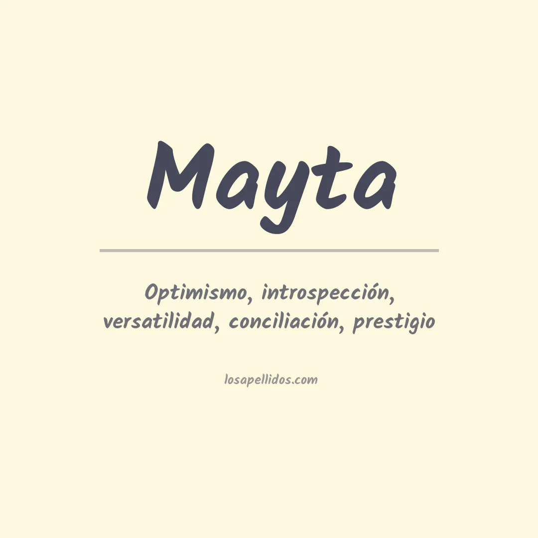 Apellido Mayta