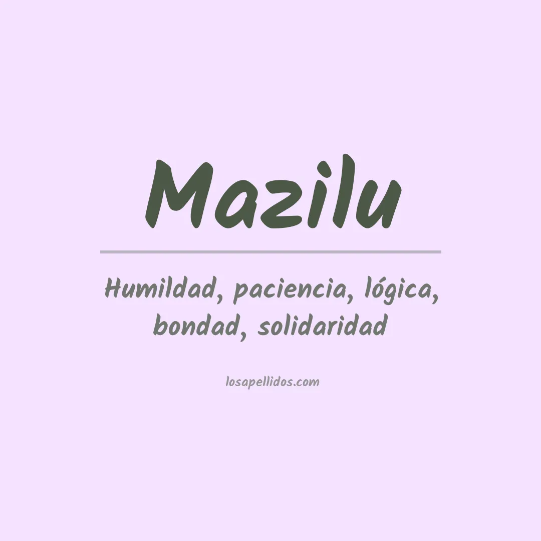 Apellido Mazilu