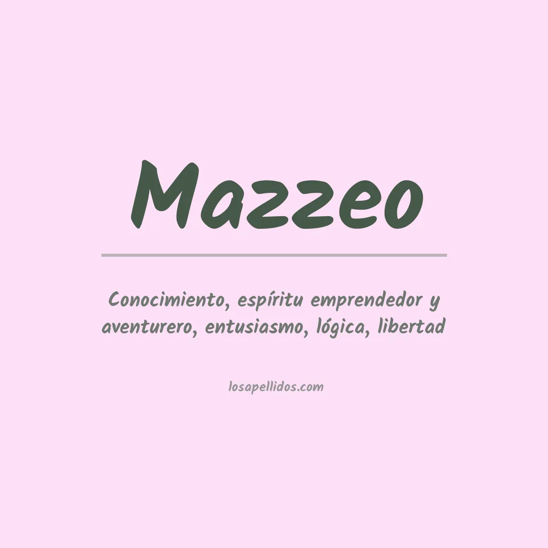 Apellido Mazzeo