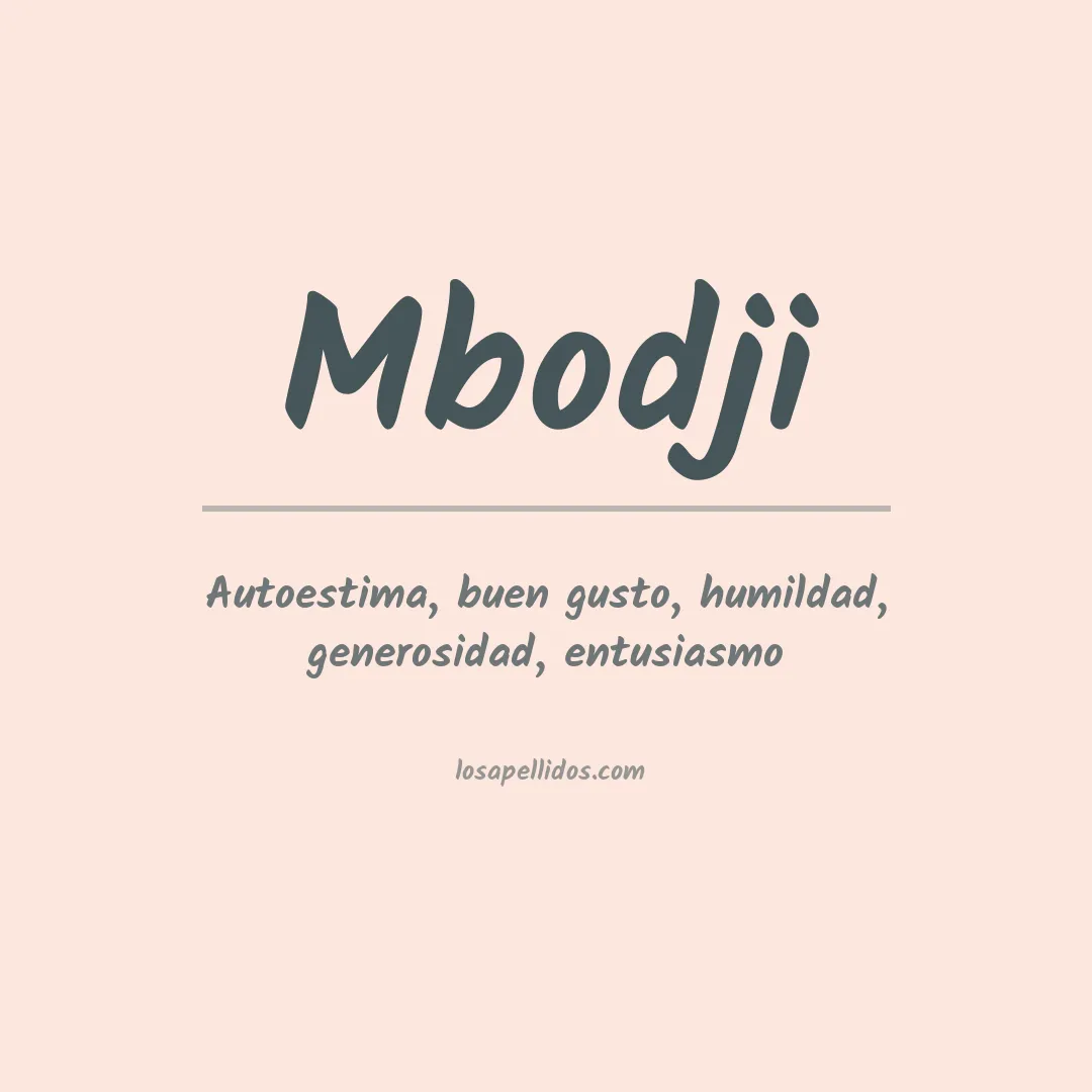 Apellido Mbodji
