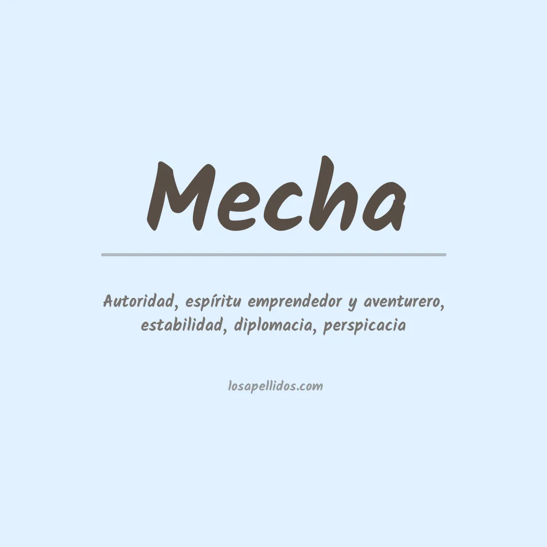 Apellido Mecha