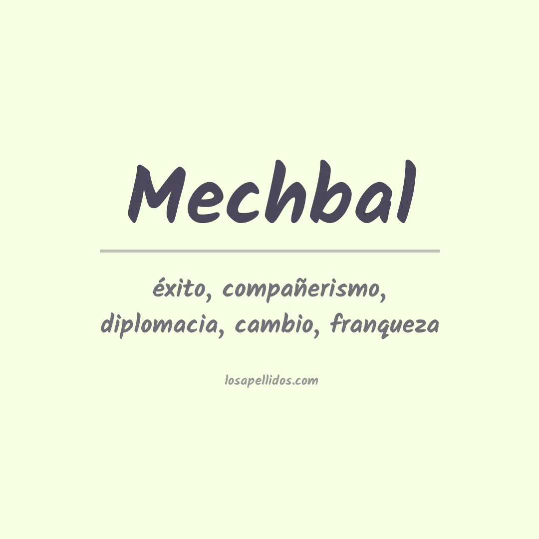 Apellido Mechbal