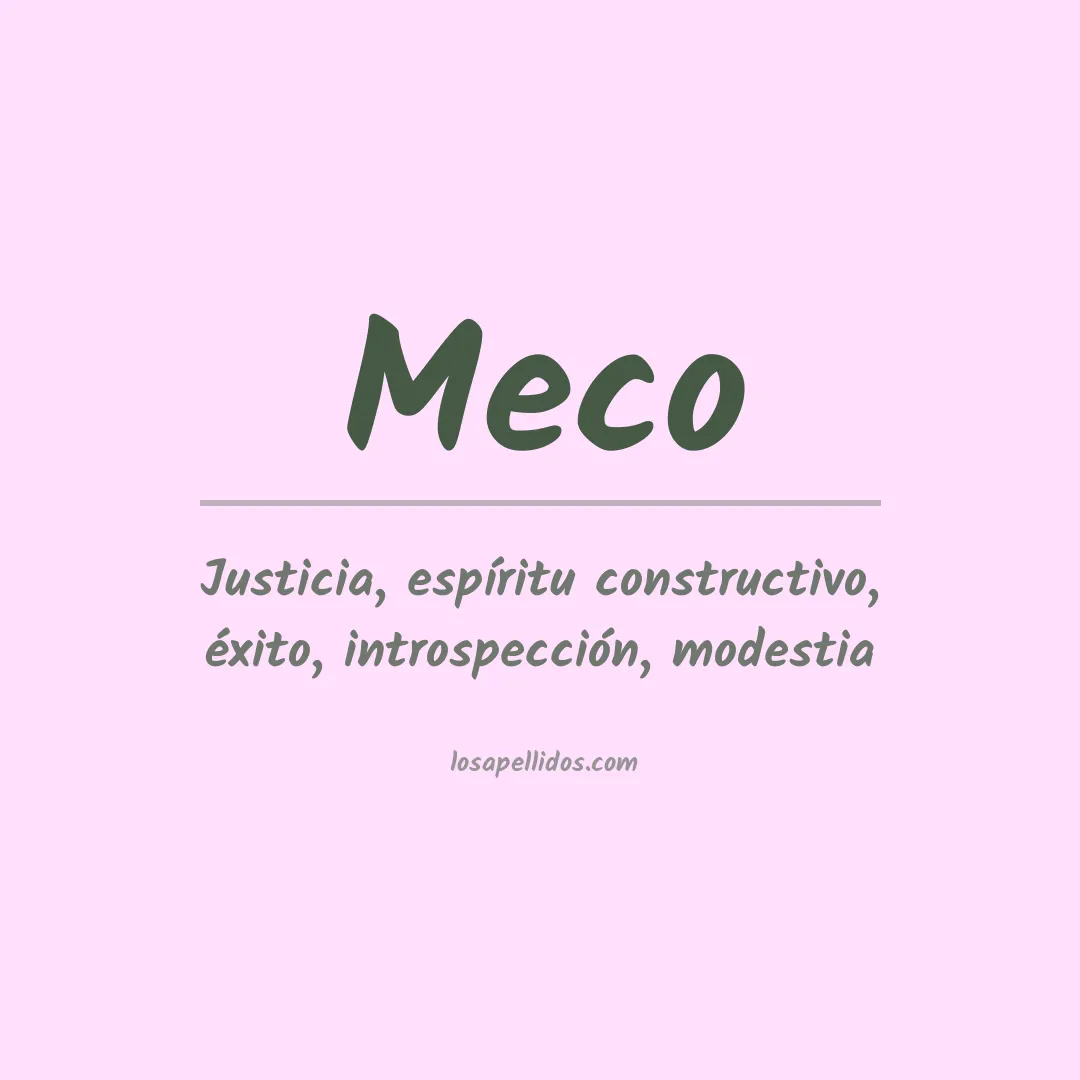 Apellido Meco