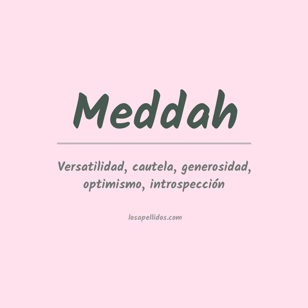 Apellido Meddah