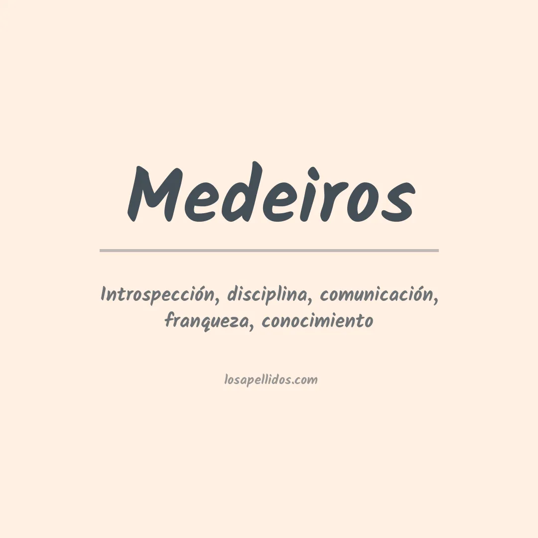 Apellido Medeiros