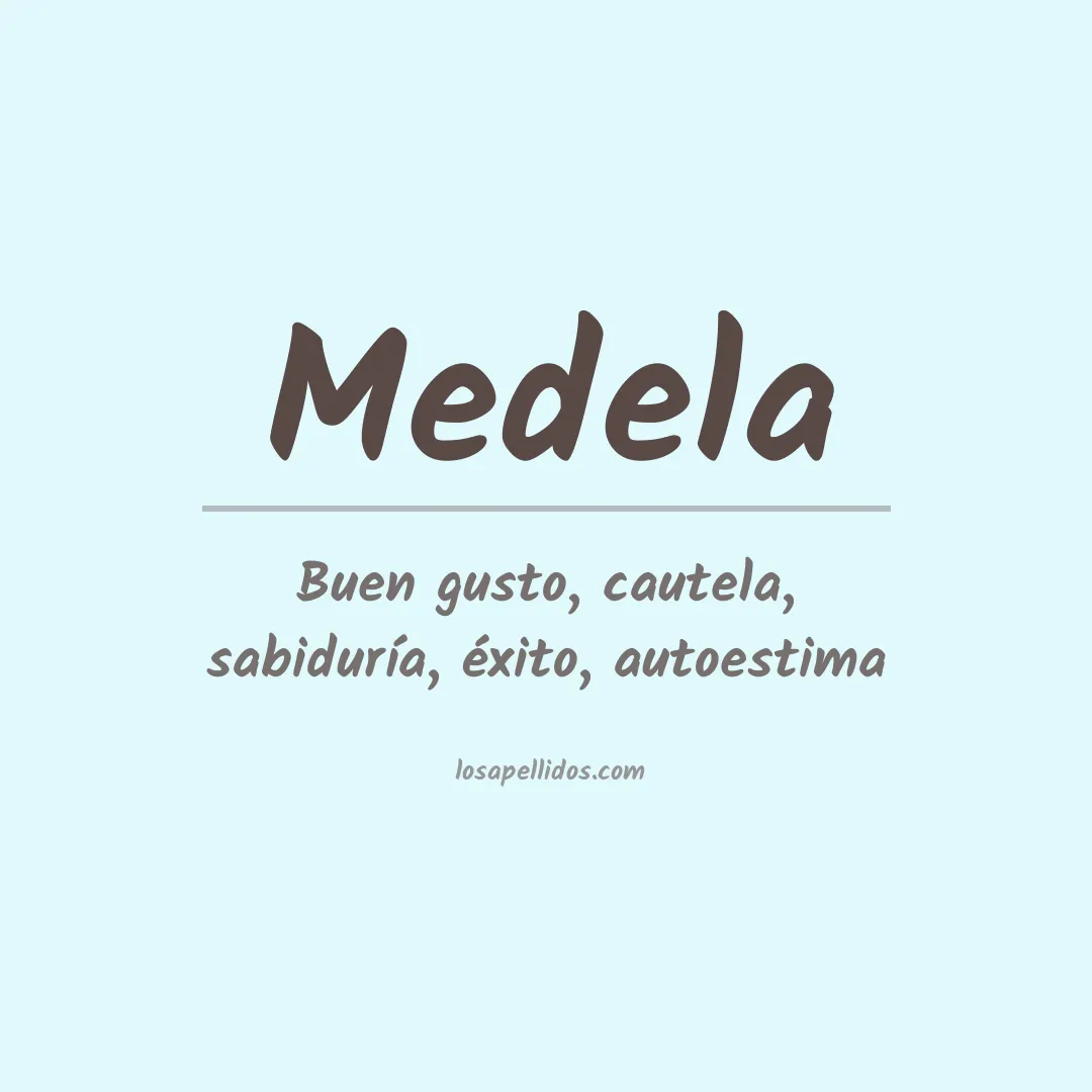 Apellido Medela
