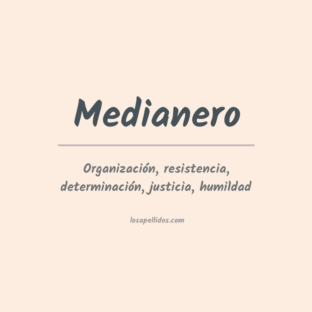 Apellido Medianero