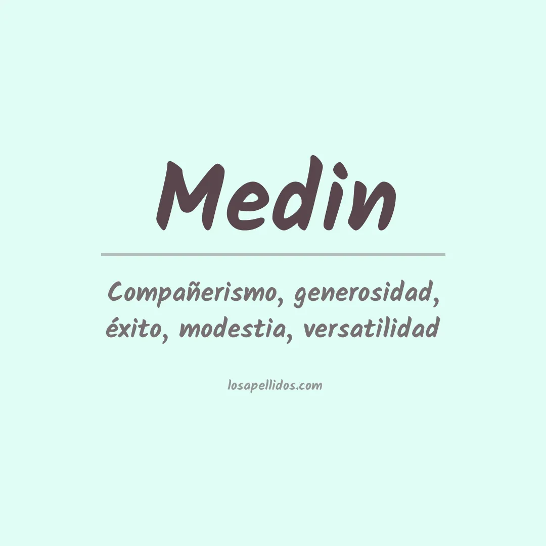 Apellido Medin