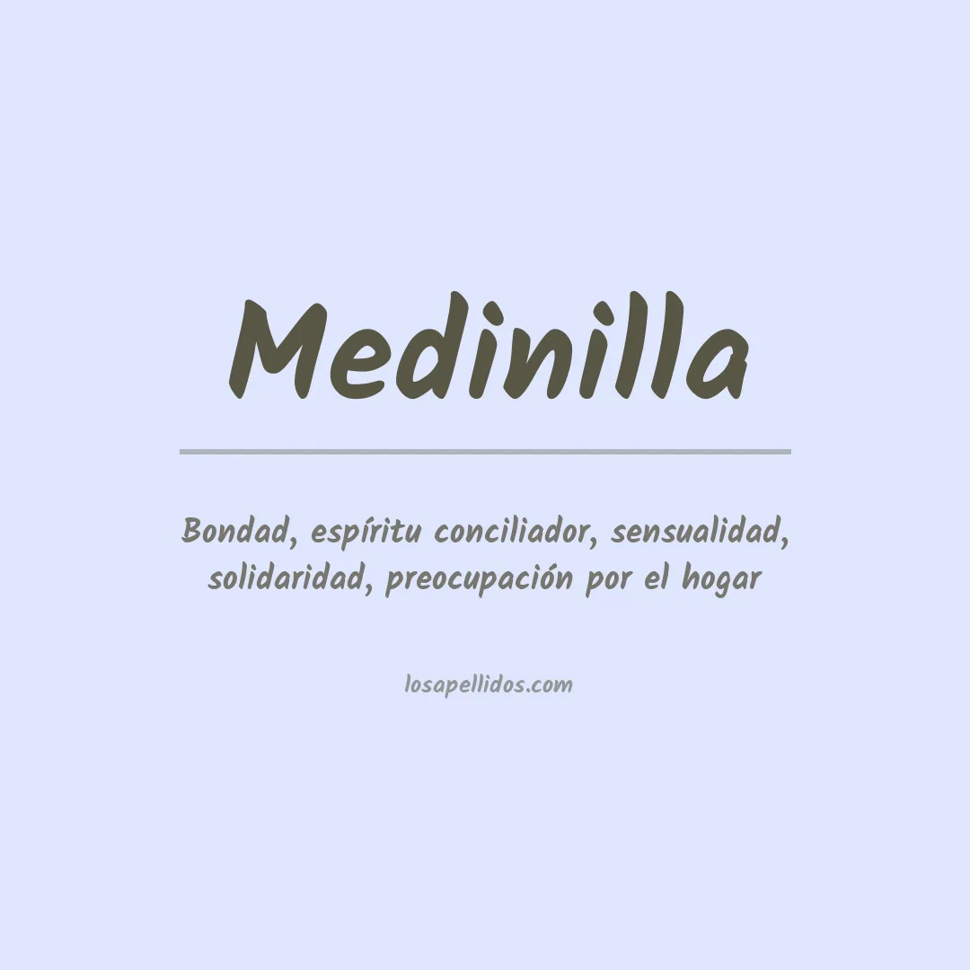 Apellido Medinilla