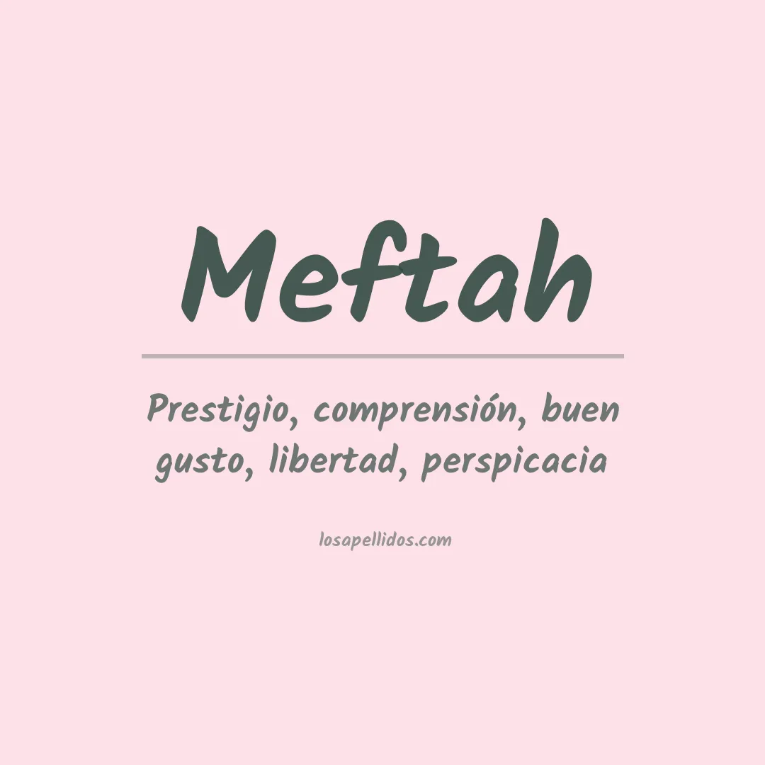 Apellido Meftah