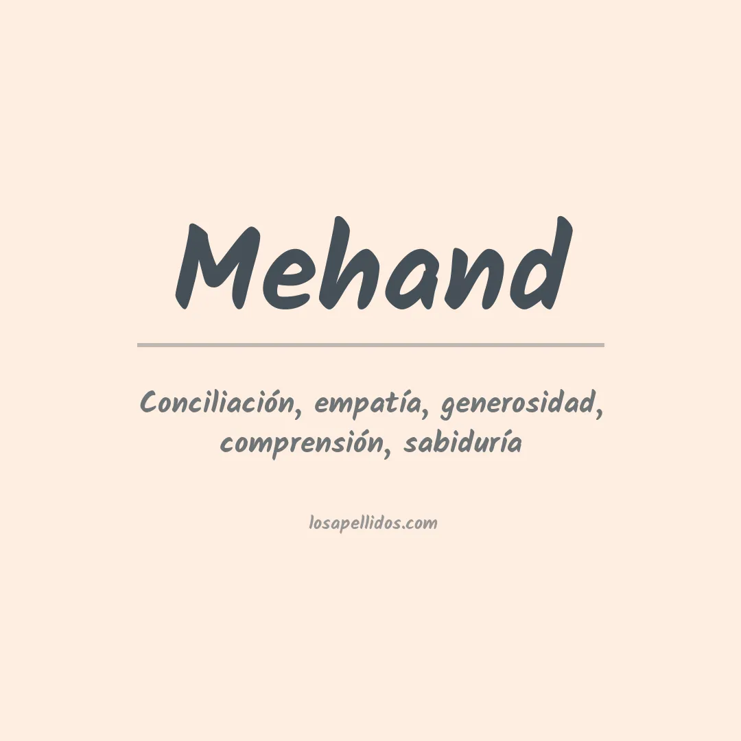 Apellido Mehand