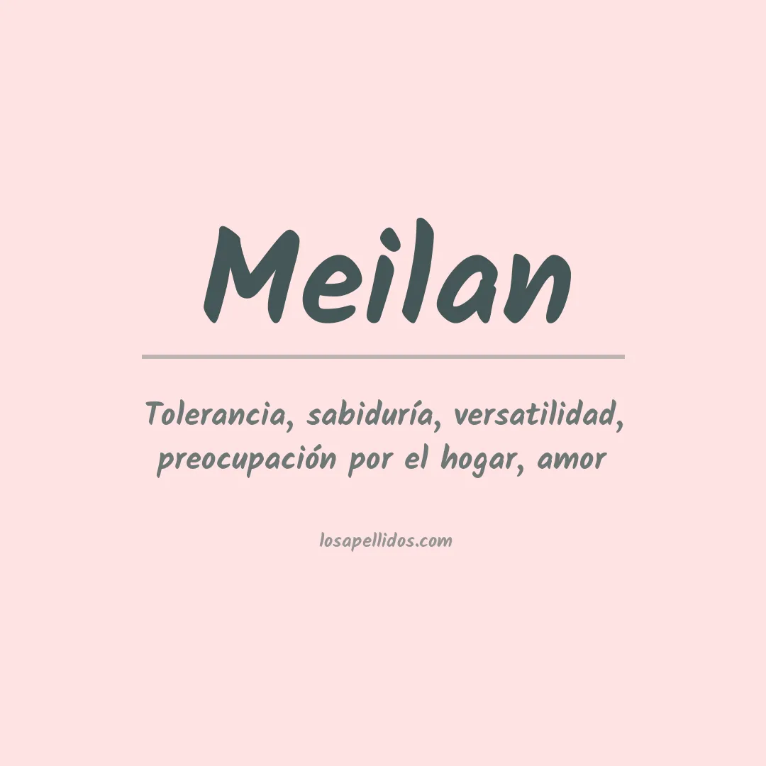Apellido Meilan