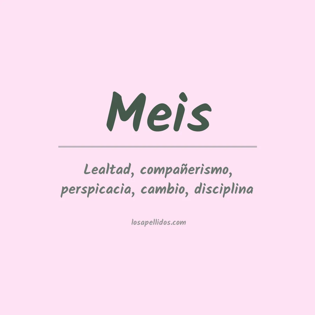 Apellido Meis