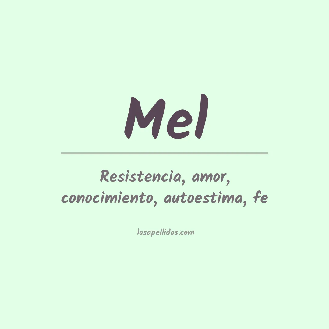 Apellido Mel
