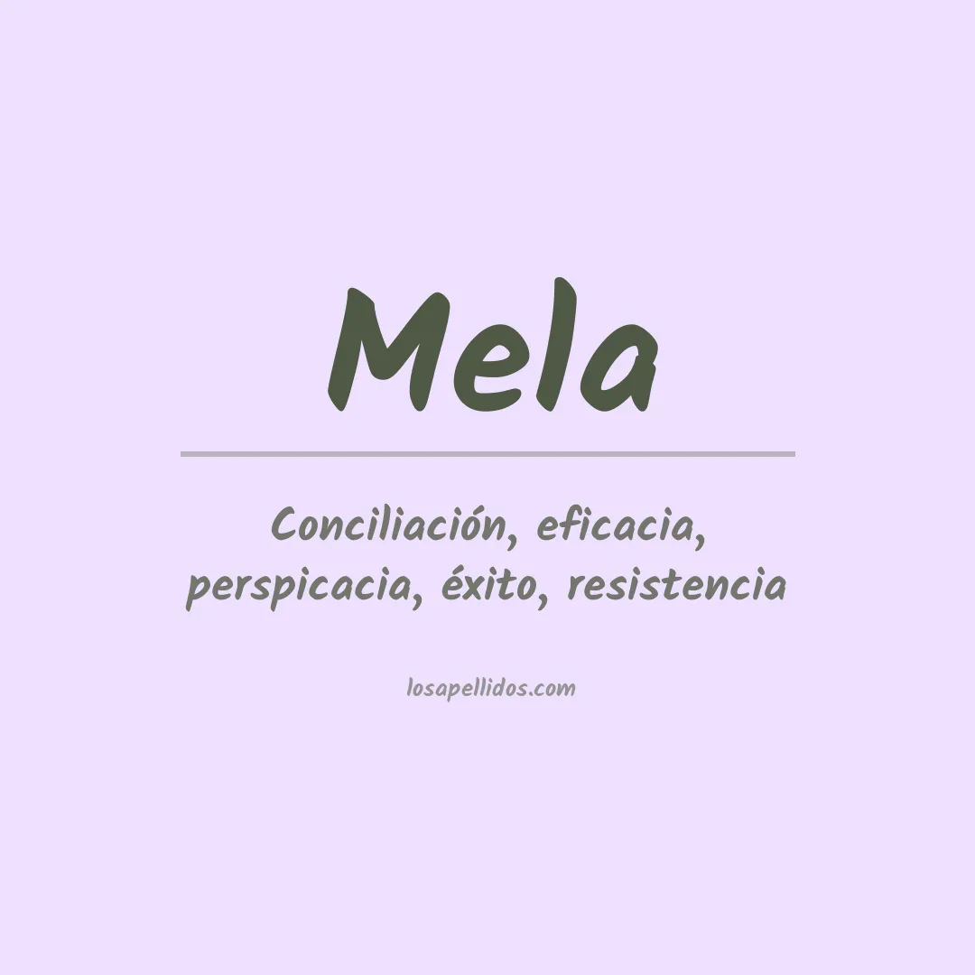 Apellido Mela