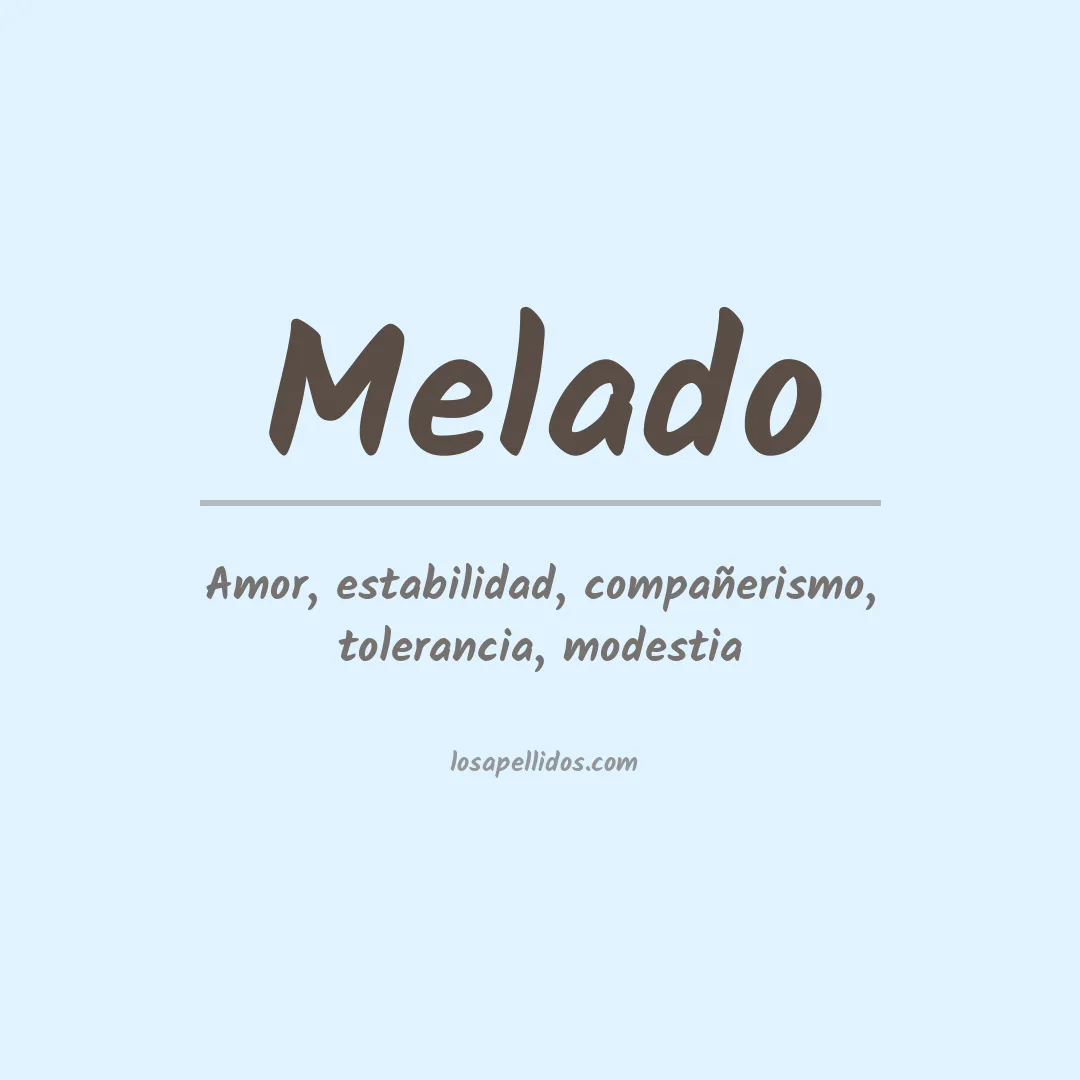 Apellido Melado