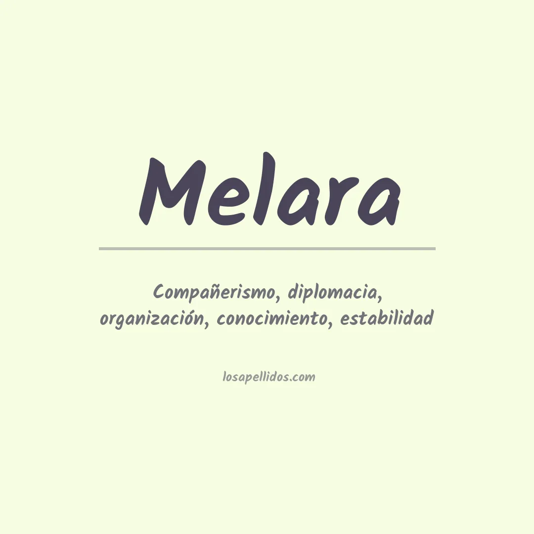 Apellido Melara