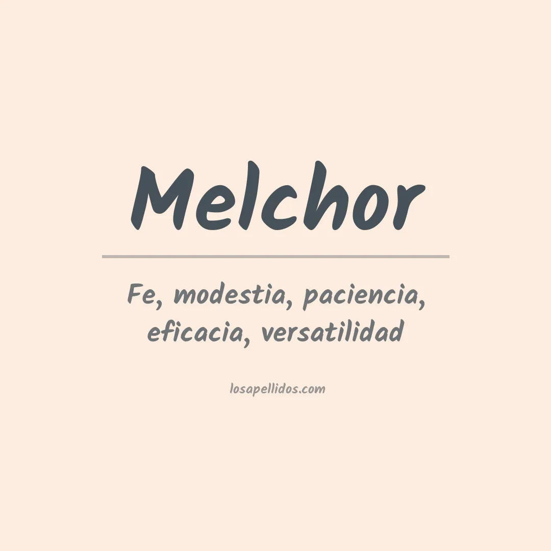 Apellido Melchor