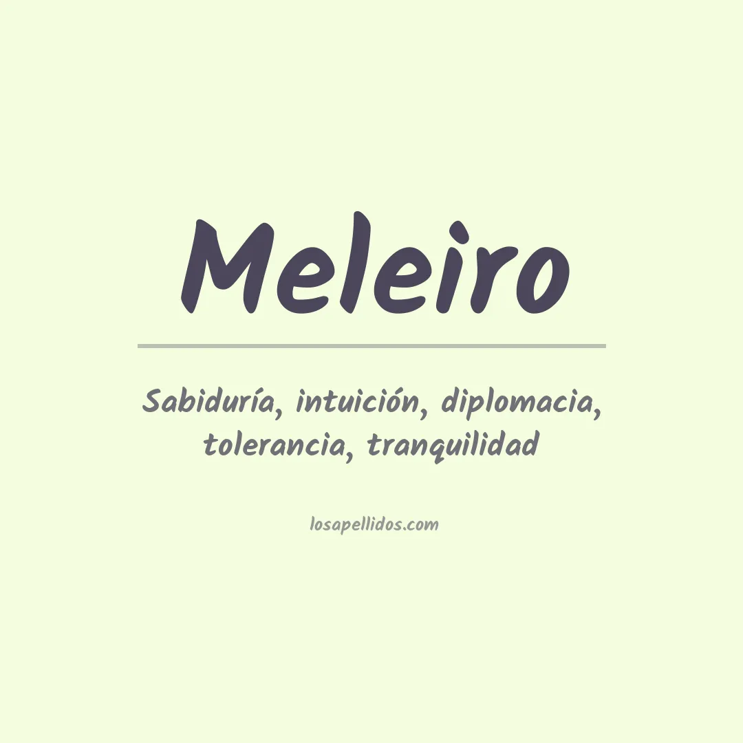 Apellido Meleiro