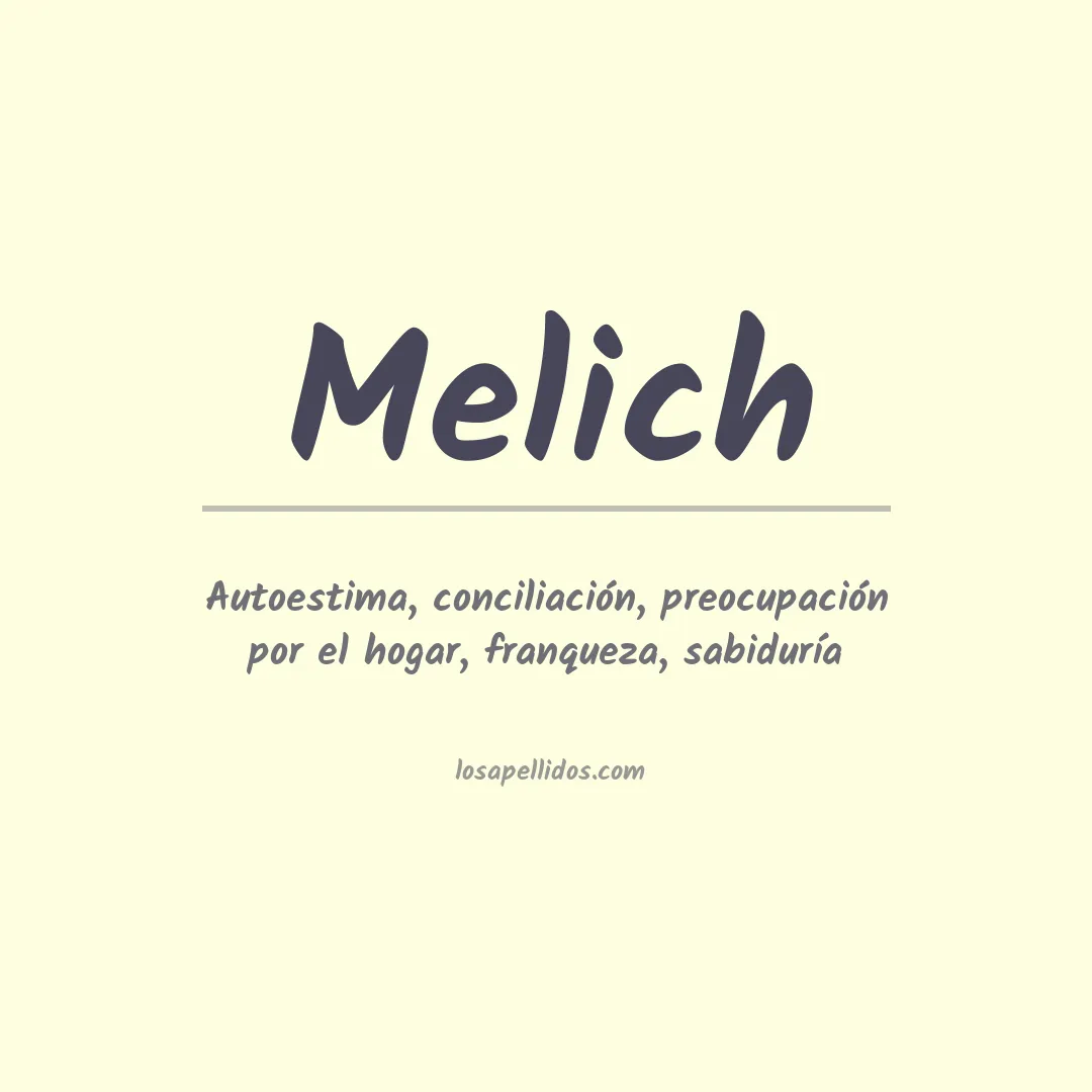 Apellido Melich