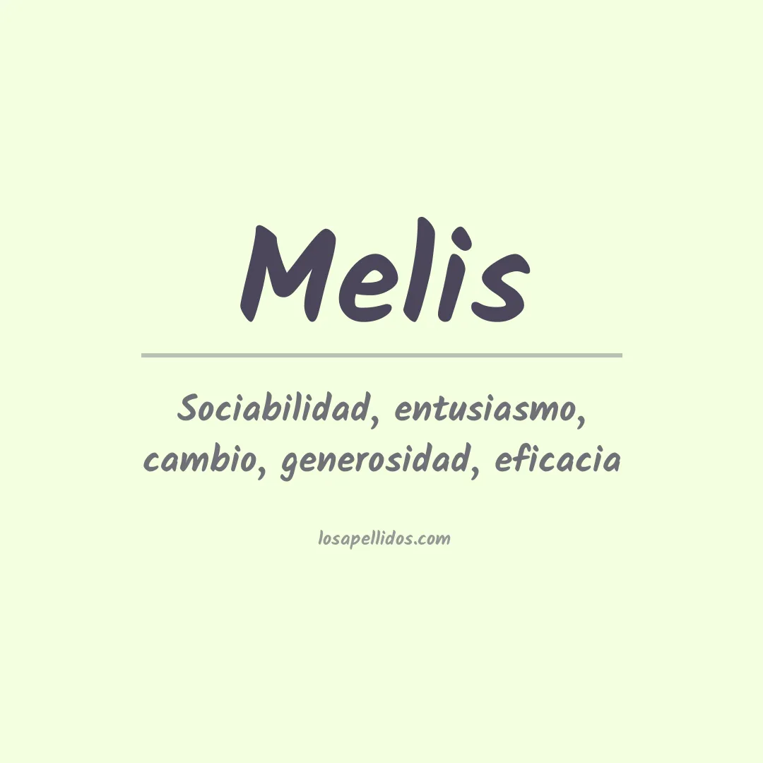 Apellido Melis