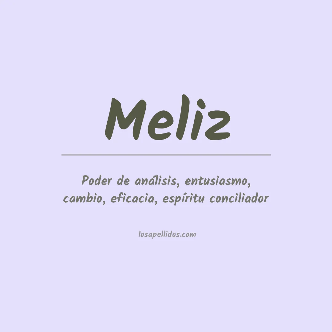 Apellido Meliz