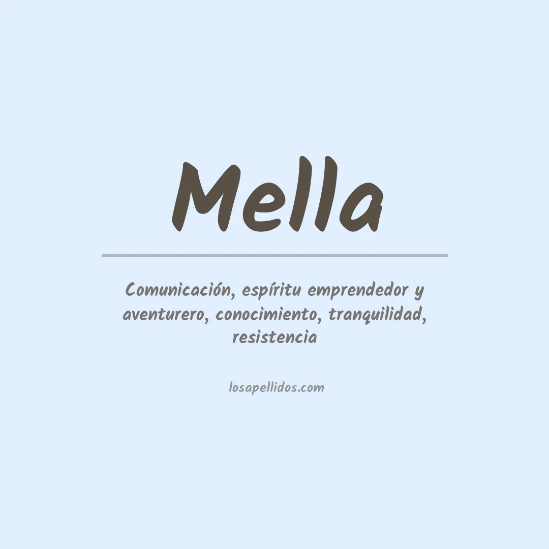 Apellido Mella