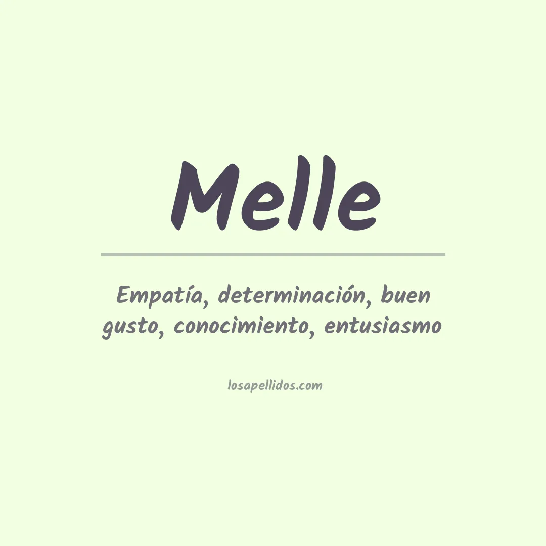 Apellido Melle