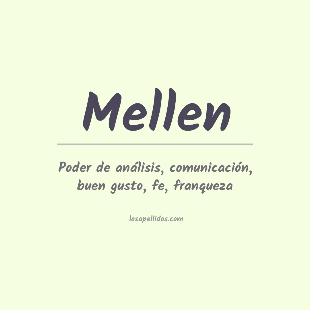 Apellido Mellen