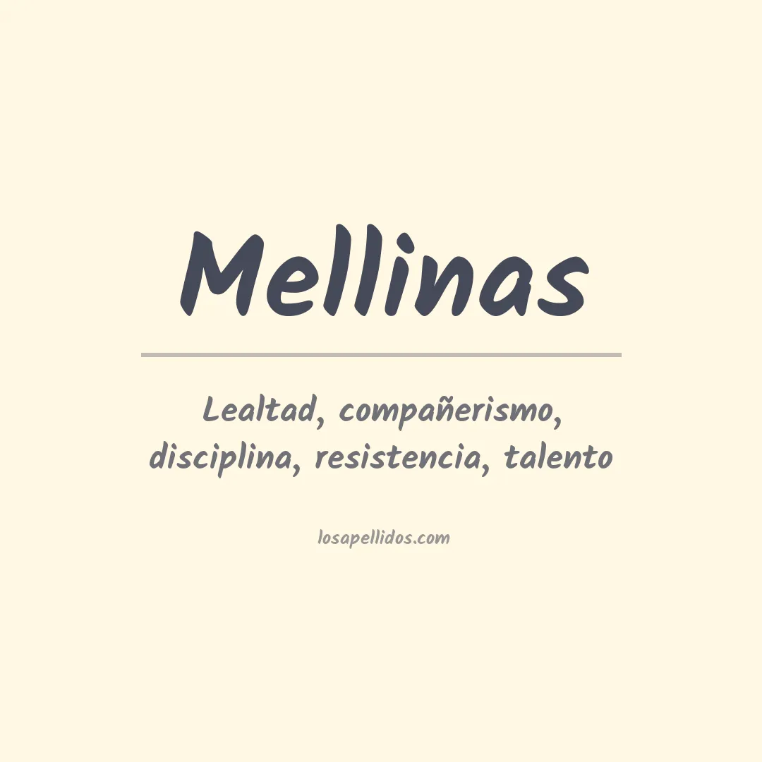 Apellido Mellinas