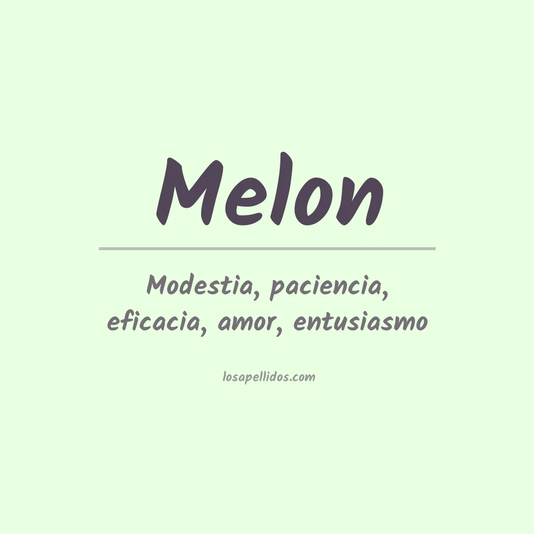 Apellido Melon