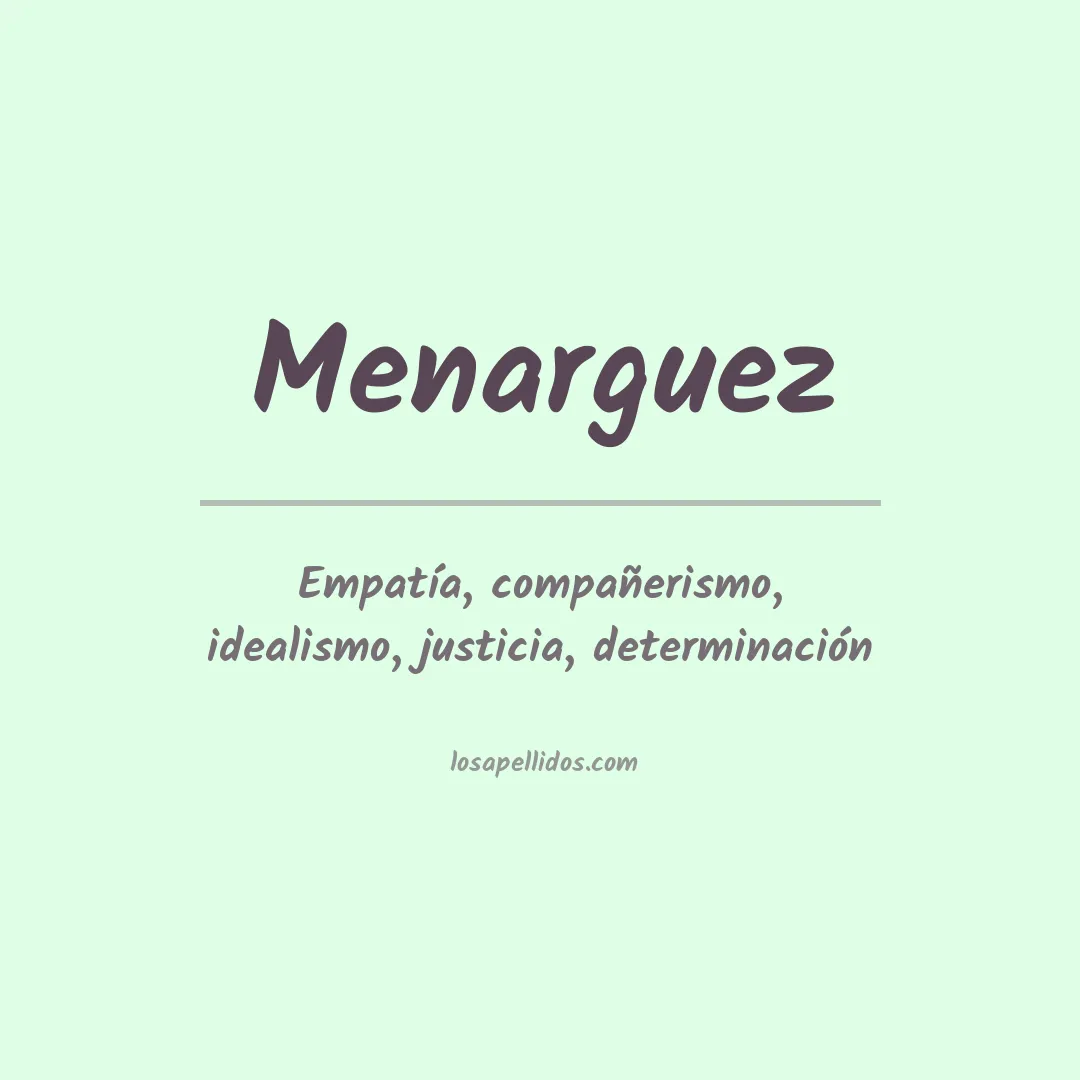 Apellido Menarguez