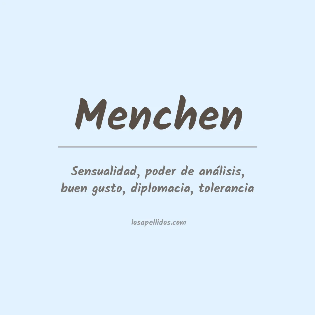 Apellido Menchen