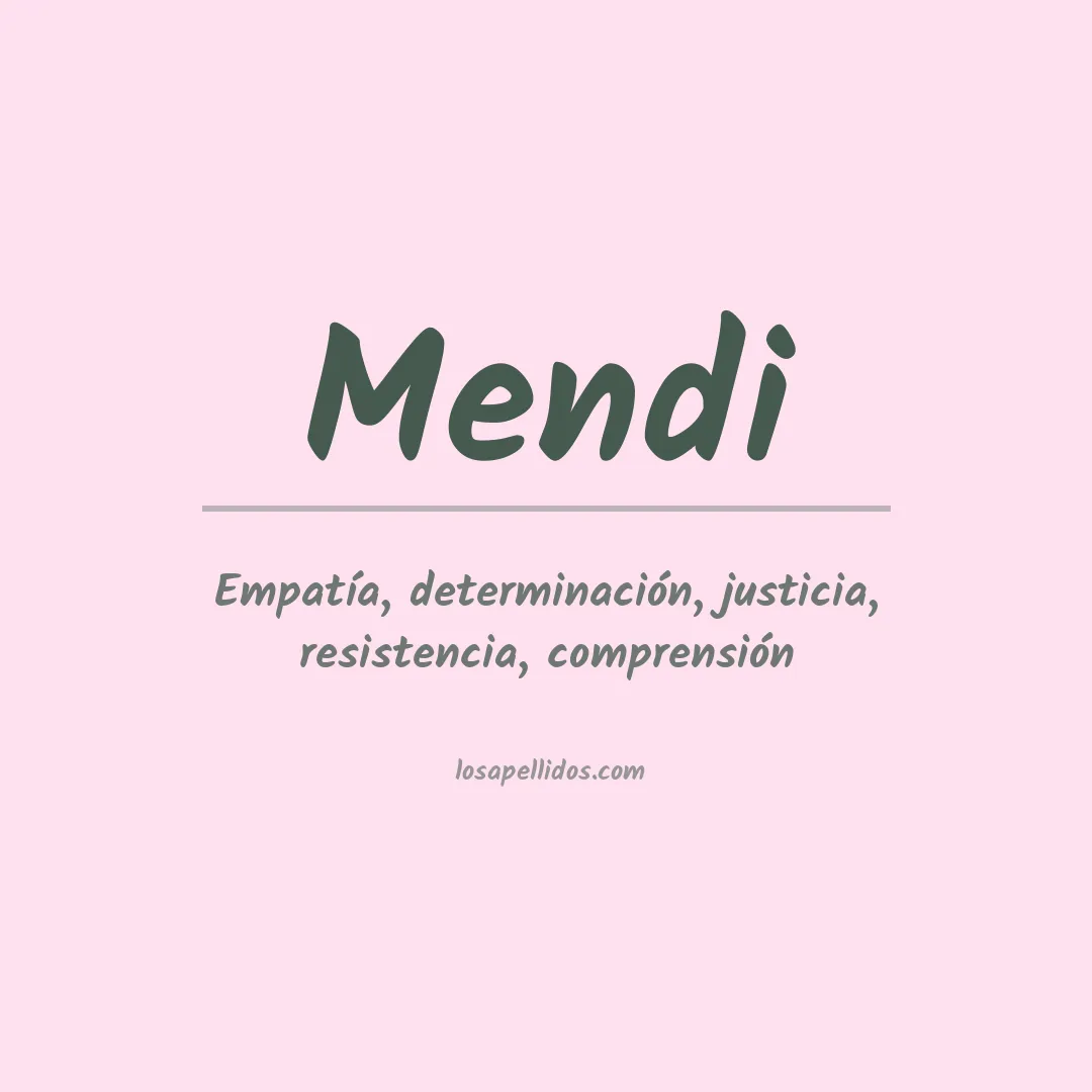 Apellido Mendi
