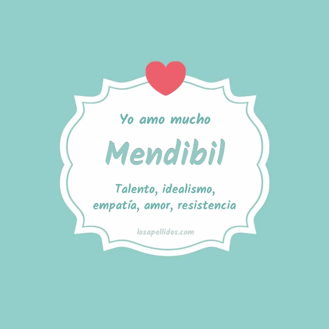 Yo amo mucho Mendibil