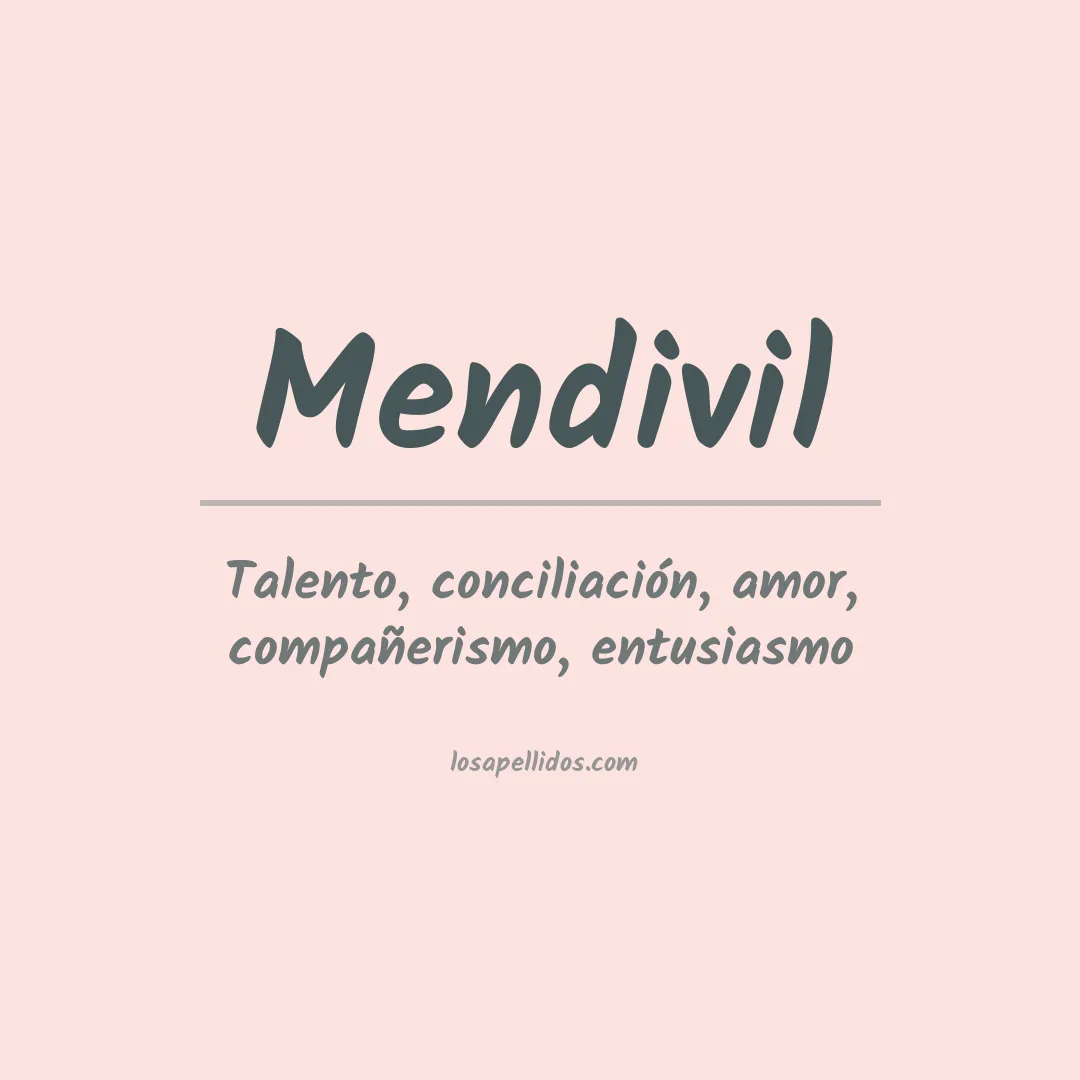 Apellido Mendívil