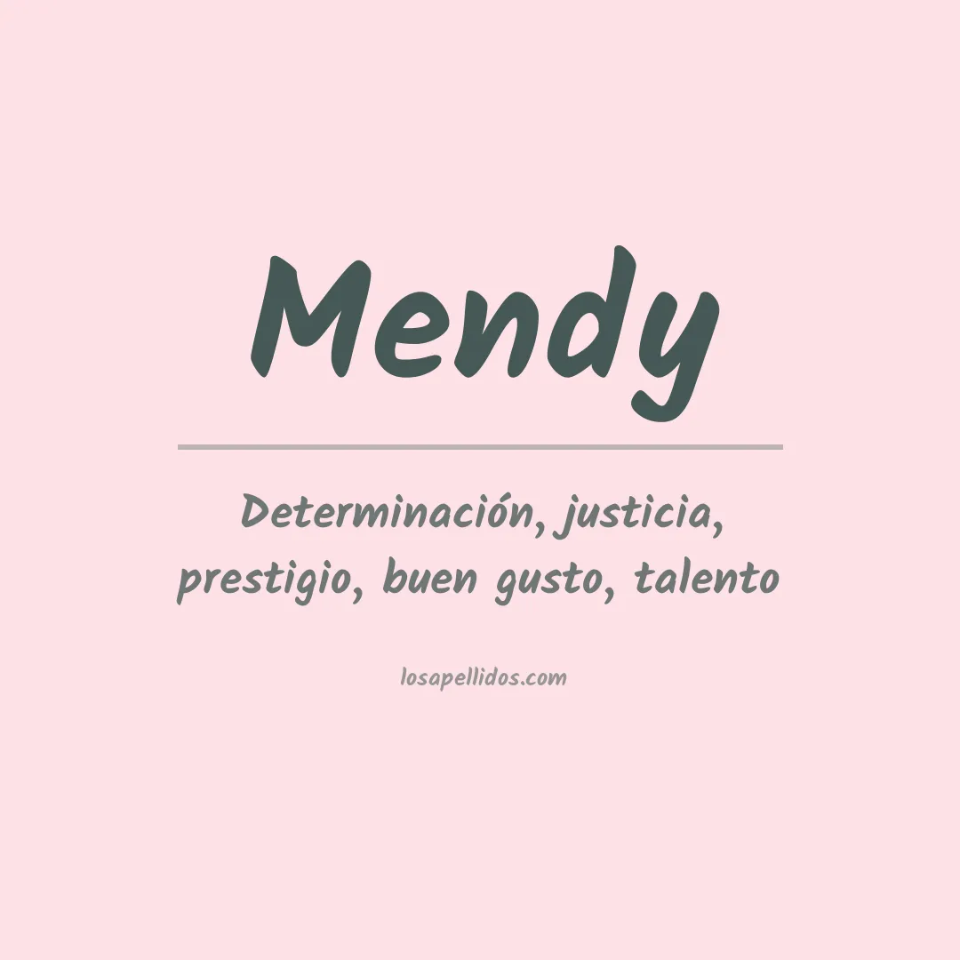 Apellido Mendy