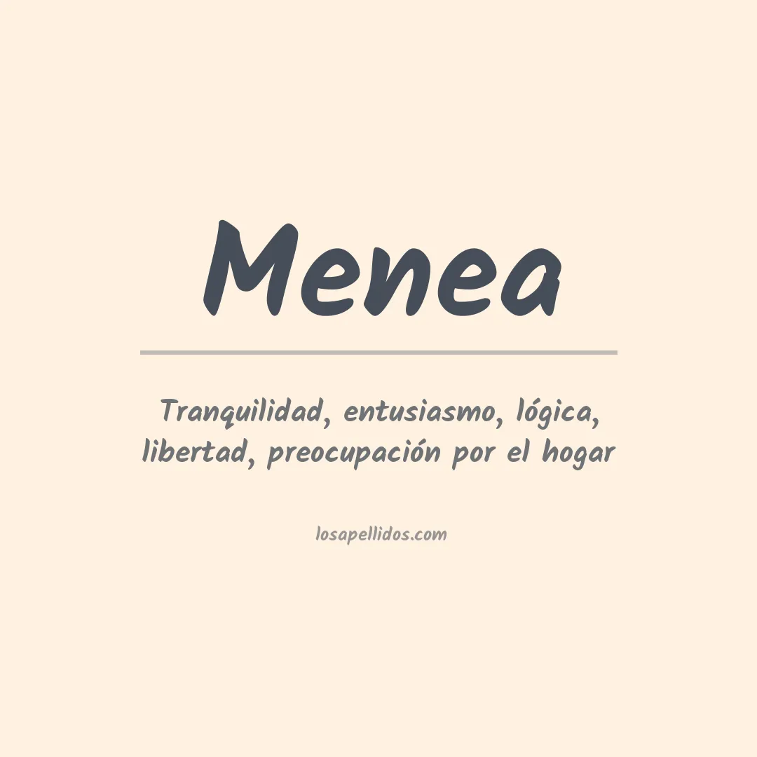 Apellido Menea