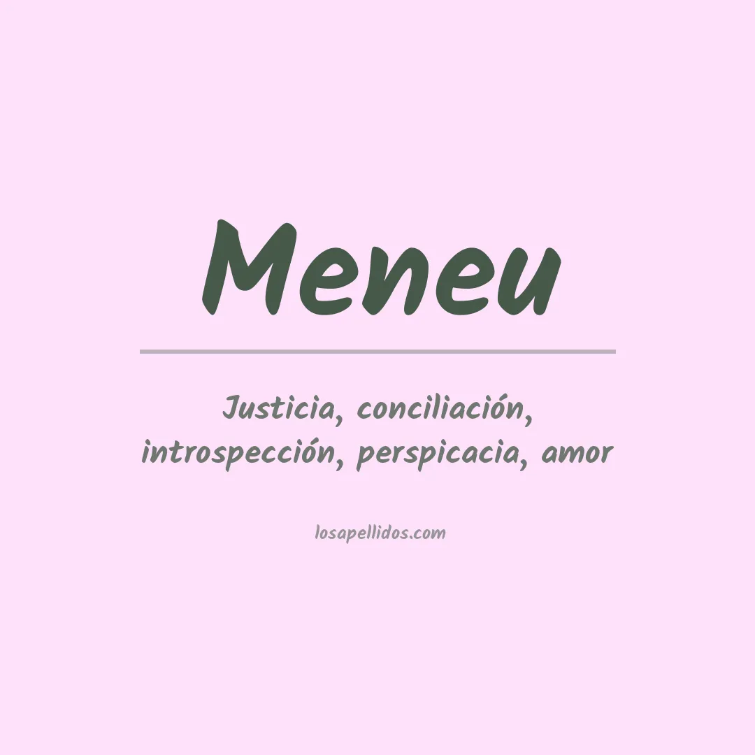Apellido Meneu