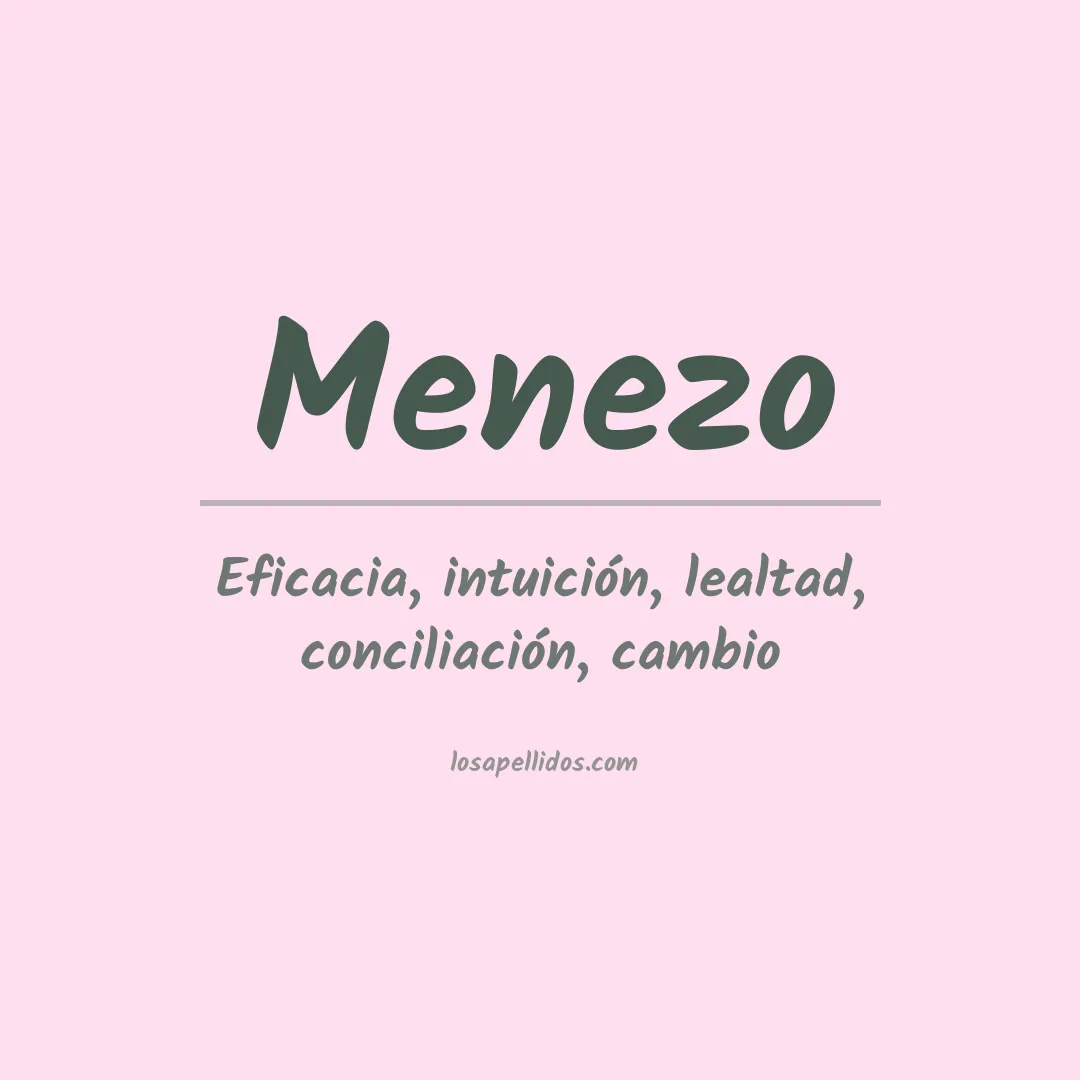 Apellido Menezo