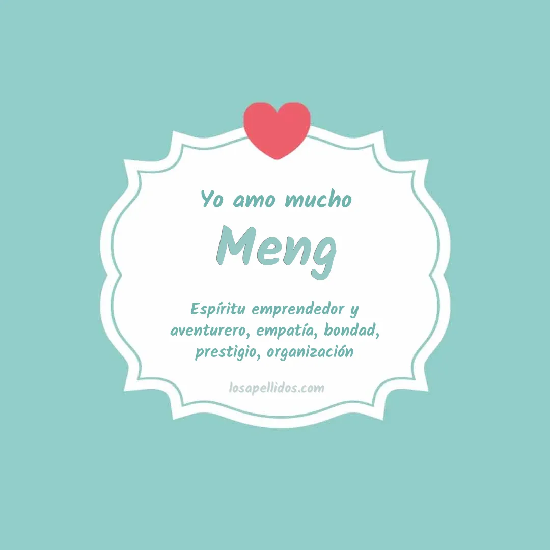 Yo amo mucho Meng