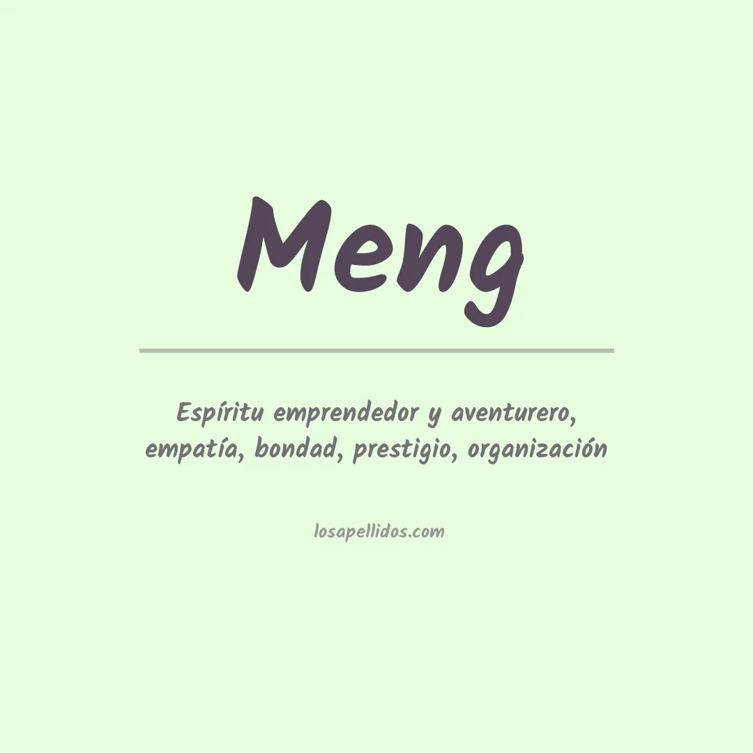 Apellido Meng