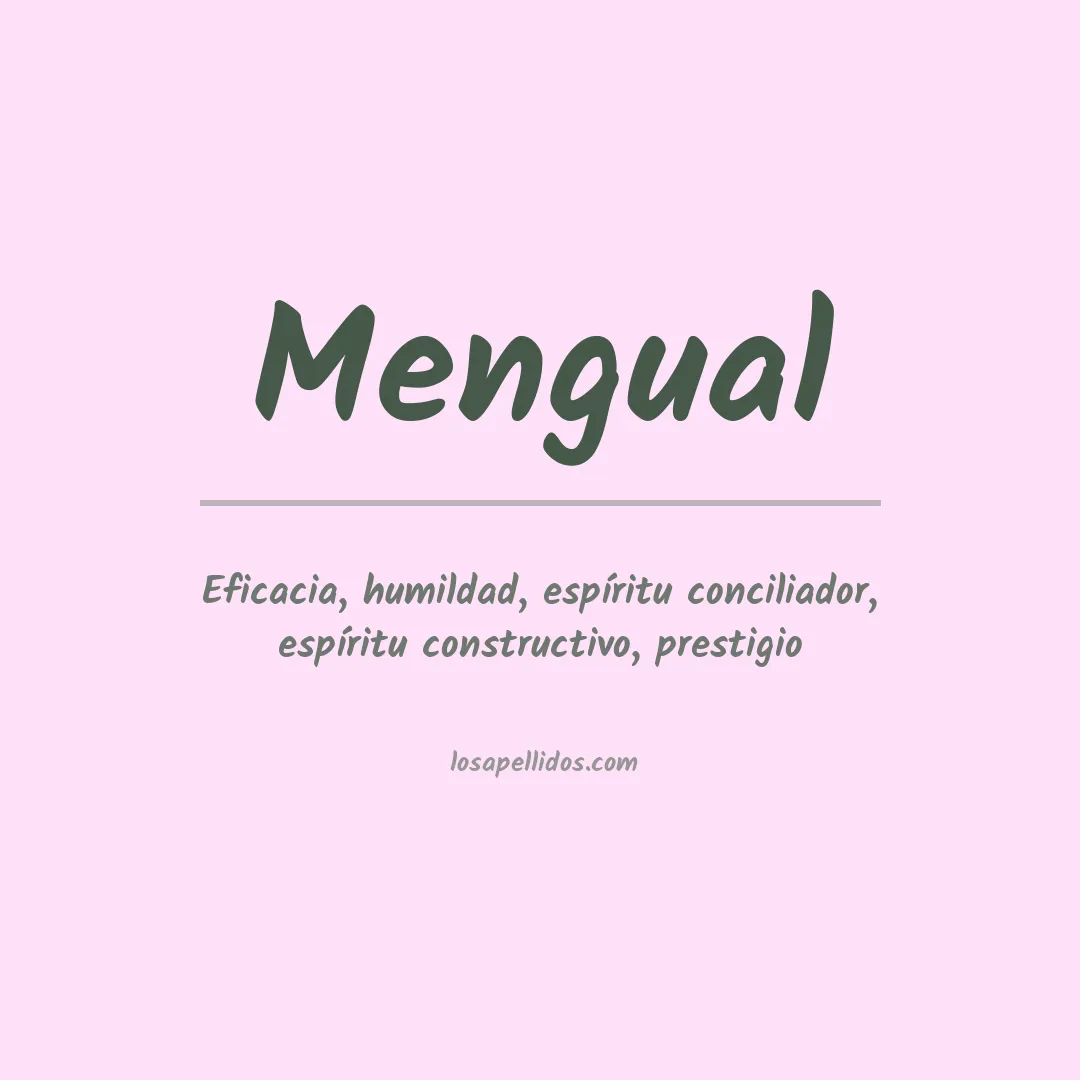 Apellido Mengual